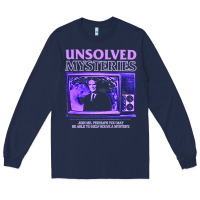 Navy unsolved mysteries robert stack Long Sleeve Tee - lanVoArt