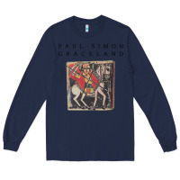 Navy paul simon graceland Long Sleeve Tee - lanVoArt