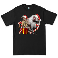 Black Christmas Baboon Baby And Mama Premium Tee - LillyAllenDesigns