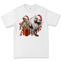 White Christmas Baboon Baby And Mama Premium Tee - LillyAllenDesigns