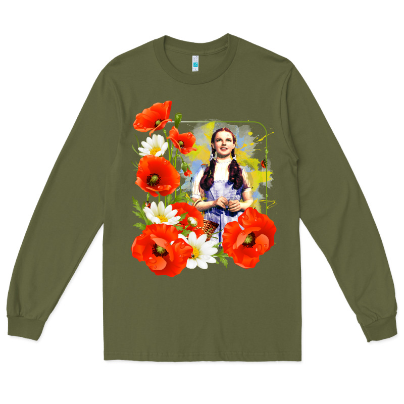 Dorothy Poppies Long Sleeve Tee by lanVoArt | Teevron