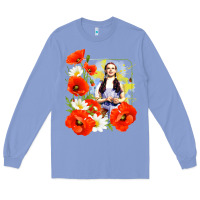 Colony Blue dorothy poppies Long Sleeve Tee - lanVoArt