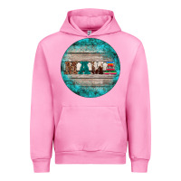 Fuchsia Pink western turquoises mama ornament Urban Hoodie - BarkalooDesign
