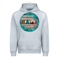 Heather Grey western turquoises mama ornament Urban Hoodie - BarkalooDesign