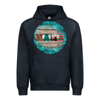 Navy western turquoises mama ornament Urban Hoodie - BarkalooDesign