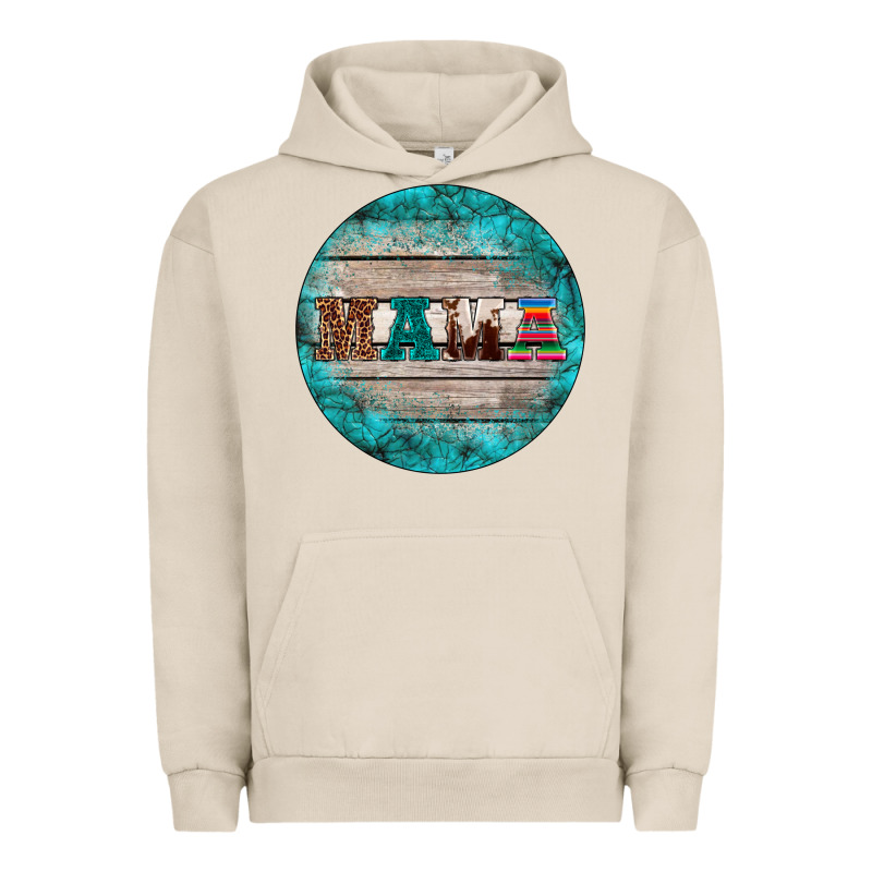 Western Turquoises Mama Ornament Urban Hoodie by BarkalooDesign | Teevron