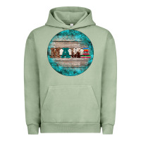 Pigment Oil Green western turquoises mama ornament Urban Hoodie - BarkalooDesign