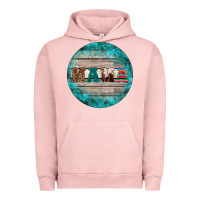 Pigment Salmon western turquoises mama ornament Urban Hoodie - BarkalooDesign