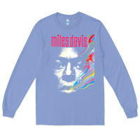 Colony Blue miles vintage davis concert retro Long Sleeve Tee - lanVoArt