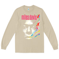 Mushroom miles vintage davis concert retro Long Sleeve Tee - lanVoArt