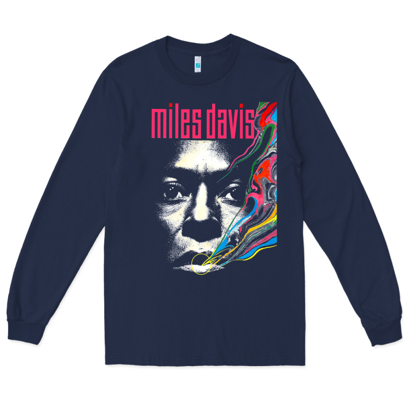 Miles Vintage Davis Concert Retro Long Sleeve Tee by lanVoArt | Teevron