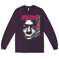 Plum miles vintage davis concert retro Long Sleeve Tee - lanVoArt