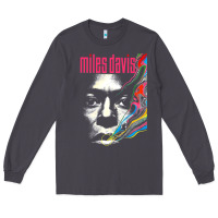 Smoke miles vintage davis concert retro Long Sleeve Tee - lanVoArt