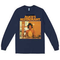 Navy arlo guthrie alice's restaurant Long Sleeve Tee - lanVoArt