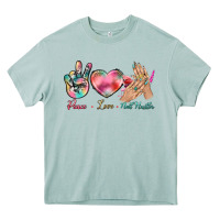 Arona Peace Love Nail Hustler Heavy Core Tee - BundleAndBundleShop