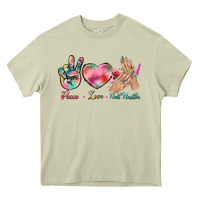 Peace Love Nail Hustler Heavy Core Tee | Teevron