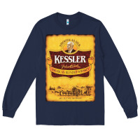 Navy kessler vintage Long Sleeve Tee - lanVoArt
