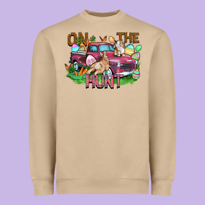 On The Hunt Truck Heavyweight Sweatshirt Designed By Fadigitalartstudio