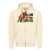 I Am Always With Your Cardinal Bird Zipper Hoodie | Teevron