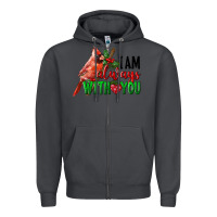 Smoke I Am Always With Your Cardinal Bird Zipper Hoodie - LillyAllenDesigns