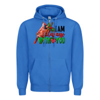 True Royal I Am Always With Your Cardinal Bird Zipper Hoodie - LillyAllenDesigns