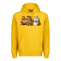 Lemon Halloween thanksgiving christmas coffee cups Premium Hoodie - FaDigitalArtStudio