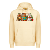 Pina Colada Halloween thanksgiving christmas coffee cups Premium Hoodie - FaDigitalArtStudio