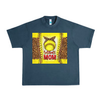 Midnight Navy softball with leopard tumbler tbs Urban Heavy Tee - TumblerDesignByShophia