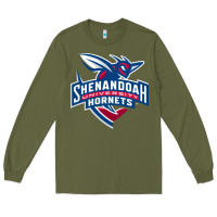 Army Green Shenandoah University Hornets Long Sleeve Tee - lanVoArt