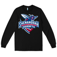 Black Shenandoah University Hornets Long Sleeve Tee - lanVoArt