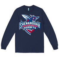 Navy Shenandoah University Hornets Long Sleeve Tee - lanVoArt