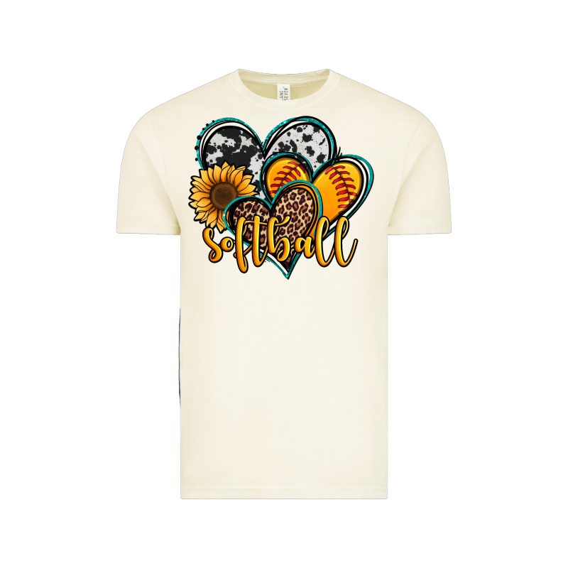Softball Hearts Vintage Tee by Jasminsmagicworld | Teevron