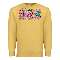 Antique Gold Nurse Valentine Premium Sweatshirt - CowhideDigitalArt