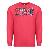 Cardinal Nurse Valentine Premium Sweatshirt - CowhideDigitalArt