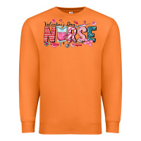 Carrot Nurse Valentine Premium Sweatshirt - CowhideDigitalArt