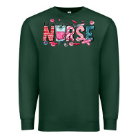 Sports Green Nurse Valentine Premium Sweatshirt - CowhideDigitalArt