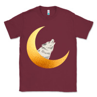 Burgundy Howling Wolf Classic Tee - Bettercallsaul