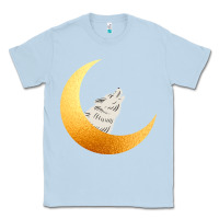 Dusty Blue Howling Wolf Classic Tee - Bettercallsaul