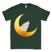 Sports Green Howling Wolf Classic Tee - Bettercallsaul