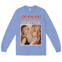 Colony Blue sydney sweeney Long Sleeve Tee - lanVoArt