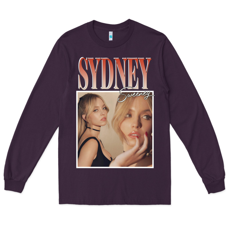 Sydney Sweeney Long Sleeve Tee by lanVoArt | Teevron