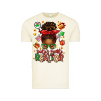 Vintage Arctic santas favorite realtor messy bun Vintage Tee - texasbilliewilder