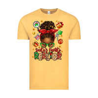 Vintage Mustard santas favorite realtor messy bun Vintage Tee - texasbilliewilder