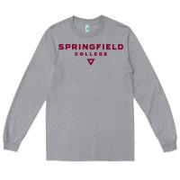 Heather Grey springfield college Long Sleeve Tee - lanVoArt