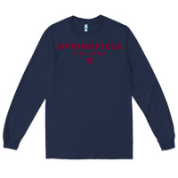 Navy springfield college Long Sleeve Tee - lanVoArt