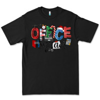 Black Office Squad Christmas Premium Tee - LillyAllenDesigns