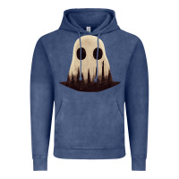 Vintage Denim forrest ghost Vintage Hoodie - lanVoArt