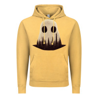 Vintage Mustard forrest ghost Vintage Hoodie - lanVoArt