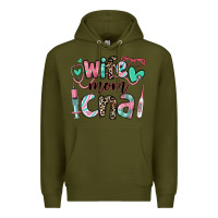 Army Green wife mom cna certified nursing assistant Premium Hoodie - RanaPortraitStore