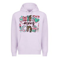 Lilac wife mom cna certified nursing assistant Premium Hoodie - RanaPortraitStore